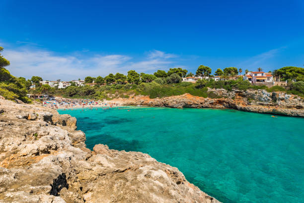 istock Cala Anguila beach, beautiful seaside on Majorca island, Spain 858990110
