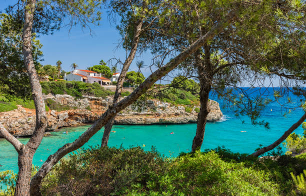istock Beautiful seaside on Majorca island, Cala Anguila beach, Spain 858990316
