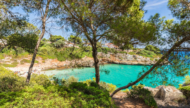 istock Cala Anguila beach, beautiful seaside on Majorca island, Spain 858990440