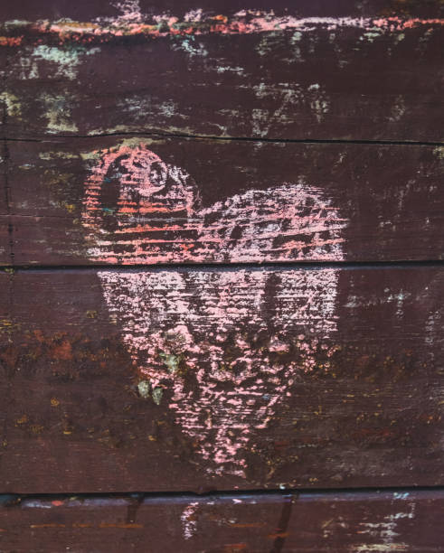 istock heart on a wooden wall 858992794