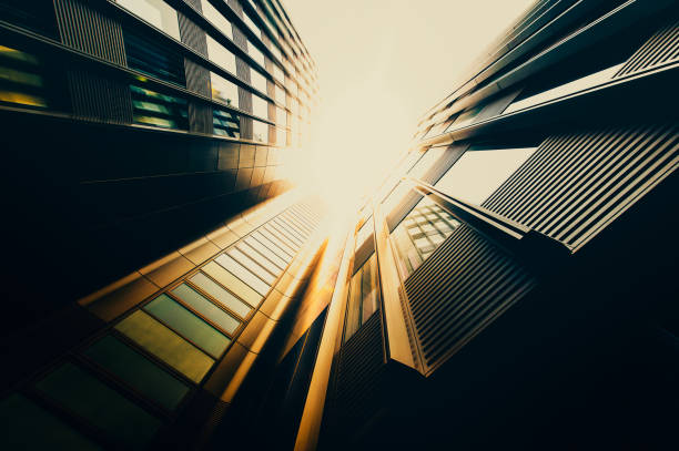istock Office skysrapers in the sun 859002338