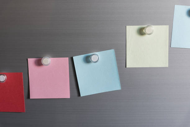 istock colorful magnet sticky notes on refrigerator door background 859017616