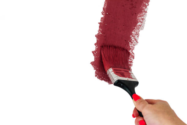 istock Woman painting wall 859028422