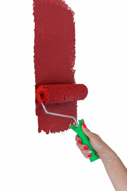 istock Woman painting wall 859028466