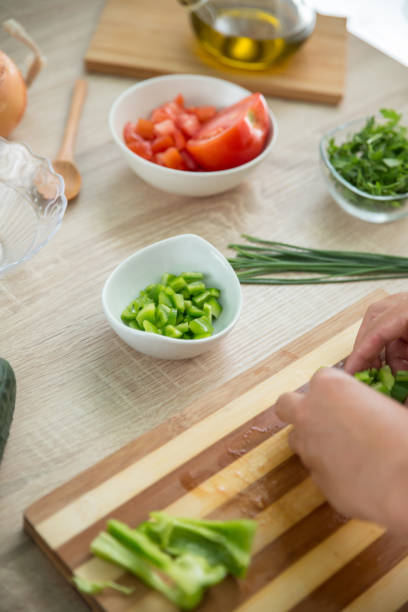 istock woman preparing a gazpacho 859040498