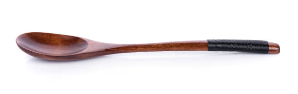 istock Wooden Spoon isolated on white background 859050602