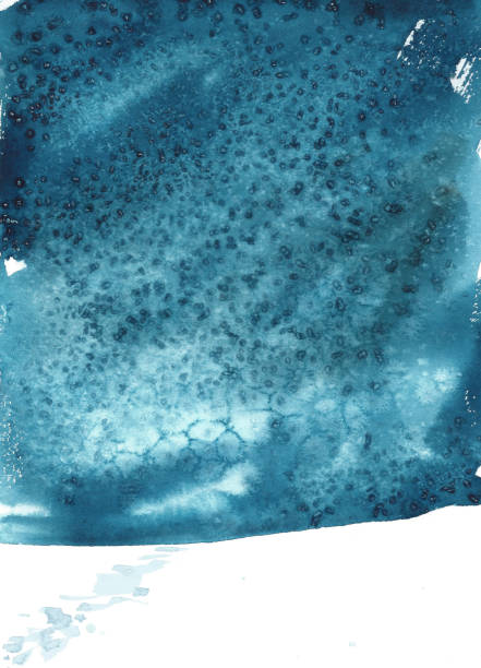 istock Christmas background with spray on a watercolor texture. Abstract blue grunge background. Texture for postcards. 859050722