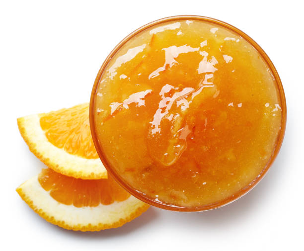 istock Bowl of orange jam 859054638