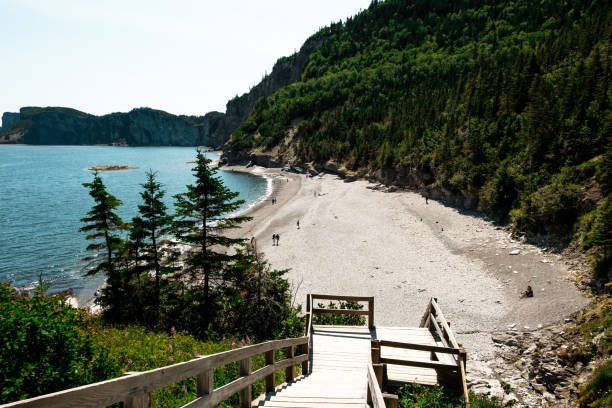 East Coast Beaches Forillon Park forillon national park stock pictures, royalty-free photos & images