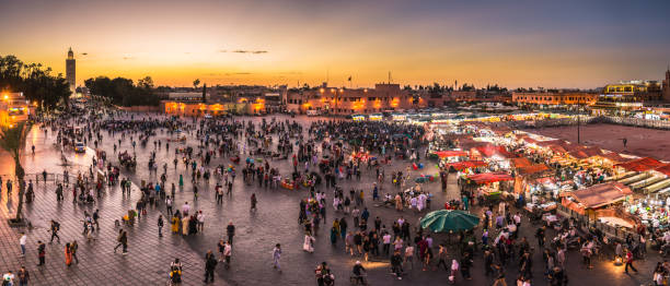 istock Sunset at Jemaa el-Fnaa 859079676