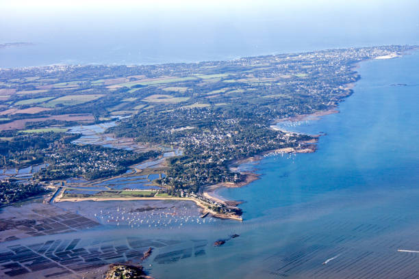 istock Flight on the Atlantic coast, Loire estuary and salt marsh 859080576