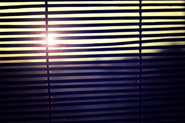 istock the sun is shining through the blinds 859083180