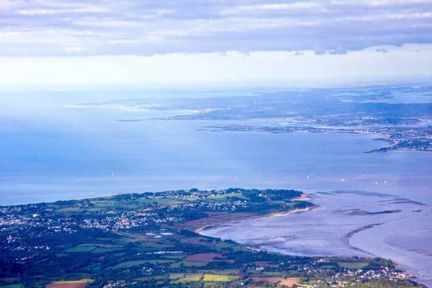 istock Flight on the Atlantic coast, Loire estuary and salt marsh 859083488