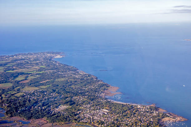 istock Flight on the Atlantic coast, Loire estuary and salt marsh 859084090