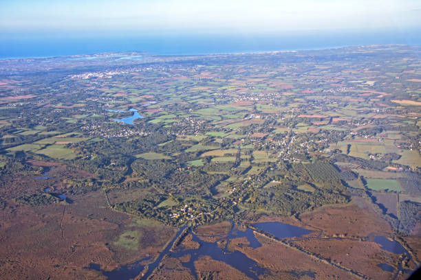 istock Flight on the Atlantic coast, Loire estuary and salt marsh 859090926