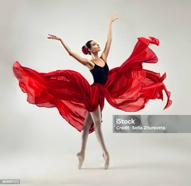 Beauty Of Classic Ballet Ballerina Is Performing Classic Dance Stock Photo - Download Image Now