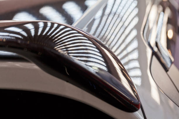 istock headlights under the reflection of lights 859091890