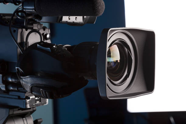 istock Film camera in the studio 859097800