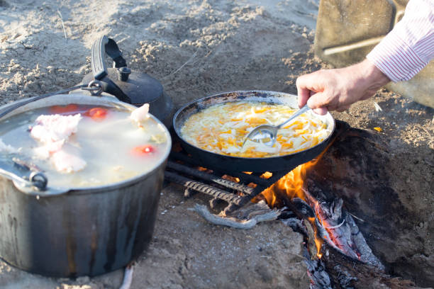 istock cooking on the nature of the stake 859098584