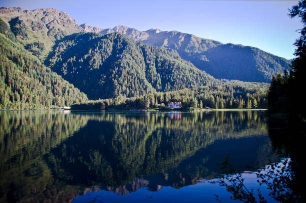 istock Lake Of the Dolomites 859102556