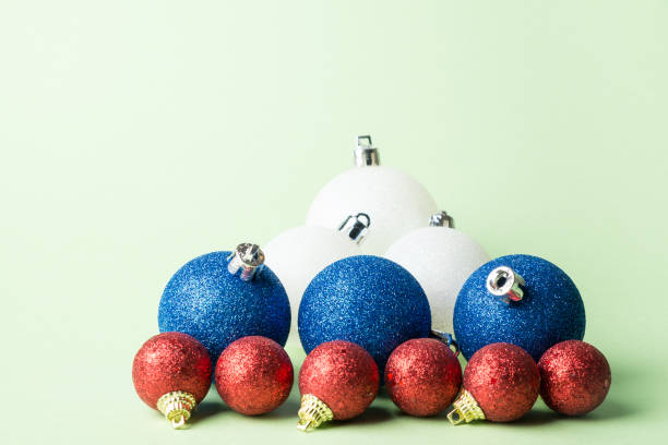 istock Christmas colored sparkling decoration 859108084