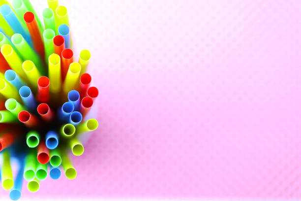istock colored plastic cocktail tubes standing in a glass 859109232
