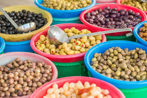 olives on market