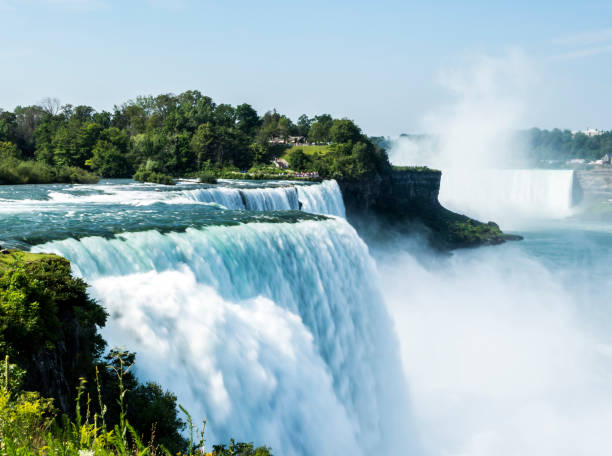 istock Niagara Falls summer day -  New York, USA 859122636