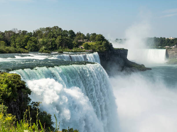 istock Niagara Falls summer day -  New York, USA 859122640