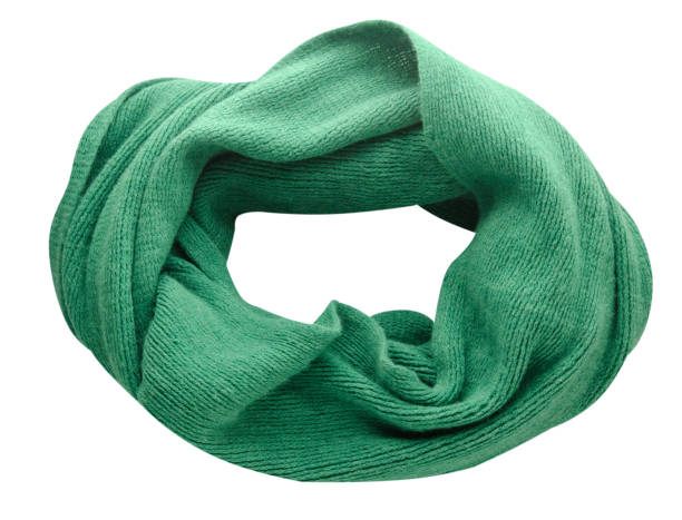 istock Scarf isolated on white background.Scarf  top view 859122856
