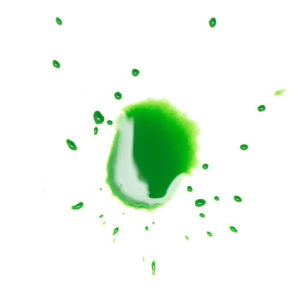 istock green spot blotch on white background 859129888
