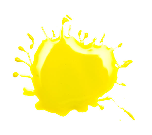 istock yellow spot blotch on white background 859132124