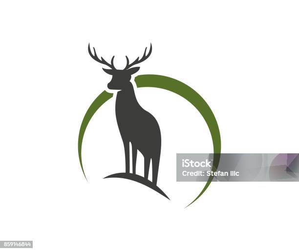 Deer Icon Stock Illustration - Download Image Now - Deer, Head, Animal