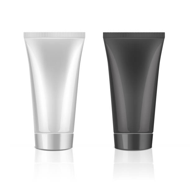 istock Mockup cosmetic tube for cream, gel, liquid, shampoo, foam. 859161008