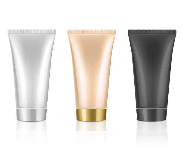 istock Mockup cosmetic tube for cream, gel, liquid, shampoo, foam. 859161170