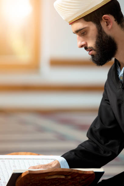 istock Religious muslim man praying inside the mosque 859173842