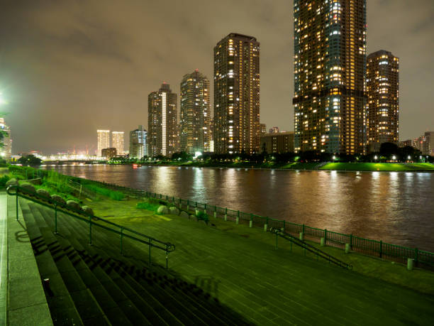 istock River side Promenade in Japan 859177052
