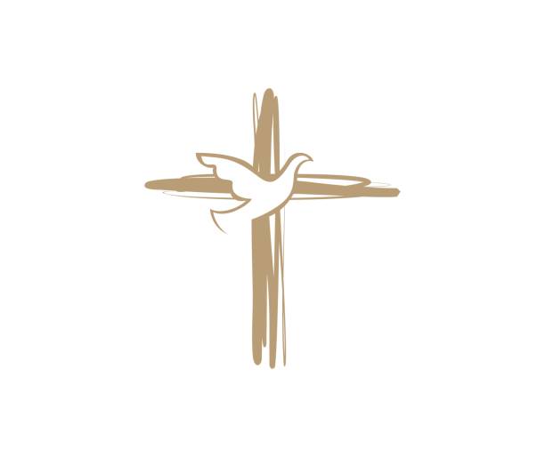 kirche-symbol - cross stock-grafiken, -clipart, -cartoons und -symbole