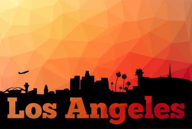 ilustrații de stoc cu los angeles - los angeles oraș