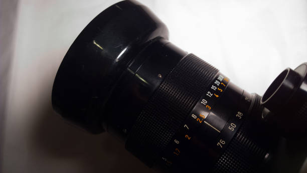 istock Close Up of Lens on White 859198682