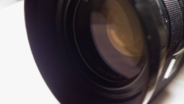 istock Macro Shot of Lens on White 859198684