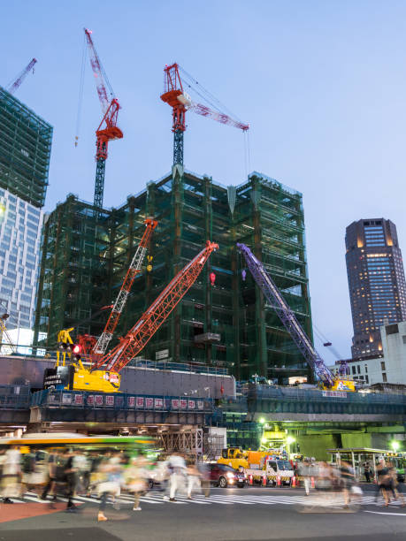 Tokyo Shibuya Redevelopment night view