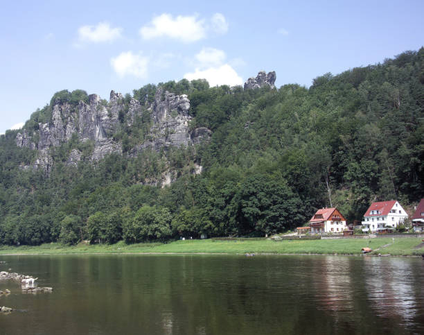 istock Elbe Valley and Steep Rocks, Saxon Switzerland, Germany 859205122