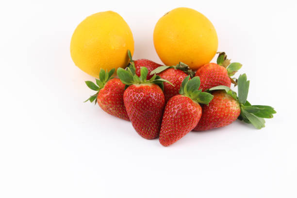 istock Fresh Strawberry, apple and Orange 859226646