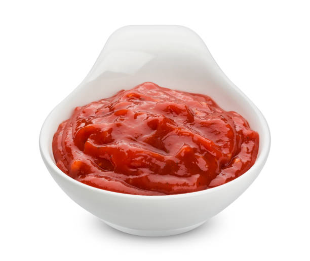 istock Ketchup. Tomato sauce isolated on white background 859244178