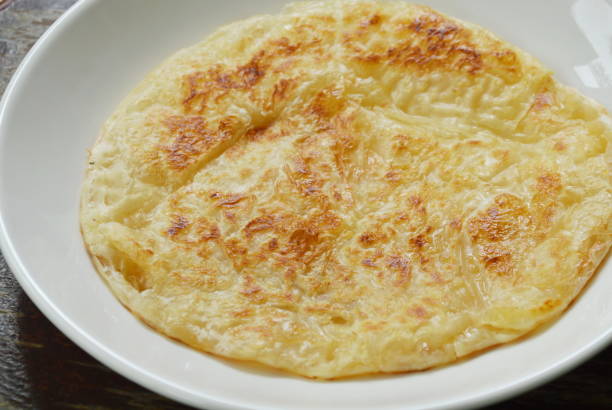 istock baked roti southern flat bread on plate 859244536