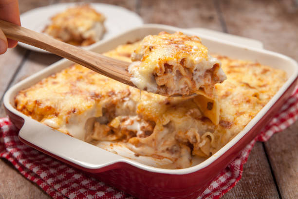 istock Tomato and ground beef lasagne rolls 859244626