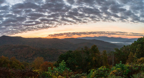 istock fall morning on the Blue Ridge Parkway 859246870