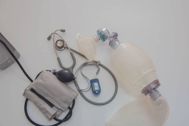 istock Set Medical equipment on a white background 859247532