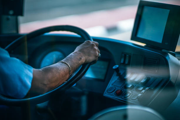 istock Gold Bracelet Of A Bus Driver 859250710